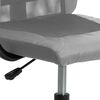 vidaXL Chaise de bureau réglable en hauteur gris