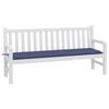vidaXL Coussin de banc de jardin bleu marine 180x50x4 cm tissu oxford