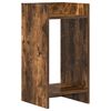 vidaXL Support de Plante Ch&ecirc;ne fum&eacute; 30 x 30 x 60 cm Bois d'ing&eacute;nierie