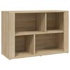 vidaXL Buffet Chêne sonoma 80x30x54 cm Bois d'ingénierie