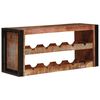 vidaXL &Eacute;tag&egrave;re &agrave; vin Marron 100 x 45 x 33 cm Bois r&eacute;cup&eacute;r&eacute; massif