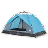 vidaXL Tente de camping &agrave; d&ocirc;me 3 personnes bleu lib&eacute;ration rapide