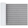 vidaXL Tapis de bateau Ray&eacute; Gris clair et blanc 240 x 60 cm EVA