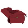 vidaXL Fauteuil de massage inclinable 4 places porte-gobelet bordeaux