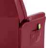 vidaXL Fauteuil de massage inclinable rouge bordeaux similicuir