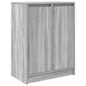 vidaXL Buffet sonoma gris 57x34x76 cm bois d'ing&eacute;nierie