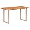 vidaXL Table de salle à manger 140x70x76 cm Bois d'acacia solide