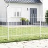 vidaXL Cl&ocirc;ture de jardin 8 pcs Blanc 13,6 x 1,2 m