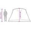 vidaXL Tente familiale tunnel 8 personnes bleu imperméable