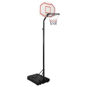 vidaXL Support de basket-ball Blanc 282-352 cm Poly&eacute;thyl&egrave;ne