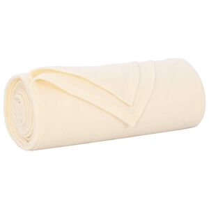 vidaXL plaid Cr&egrave;me 210 x 140 cm 0.41 kg Polaire
