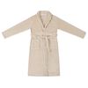 vidaXL Robe de bain sans capuche Beige xxxl Flanelle