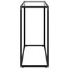 vidaXL Table console Transparent 80x35x75 cm Verre tremp&eacute;