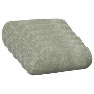 vidaXL Housse de coussin 6 pcs HEERLEN Vert &Oslash; 15 x 40 cm