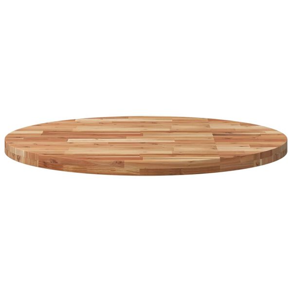 vidaXL Dessus de table rond &Oslash;90x4 cm bois massif d'acacia