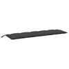 vidaXL Coussins de banc de jardin lot de 2 anthracite m&eacute;lang&eacute; tissu