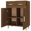 vidaXL Buffet Ch&ecirc;ne marron 69,5x34x89 cm Bois d'ing&eacute;nierie