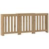 vidaXL Cache-radiateur ch&ecirc;ne artisanal 205x21,5x83,5 cm
