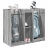 vidaXL Armoire de Golf Uni Gris Sonoma 102 x 45 x 85,5 cm