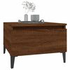 vidaXL Tables d'appoint 2 pcs Ch&ecirc;ne marron 50x46x35 cm Bois ing&eacute;nierie
