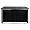 vidaXL Abri de jardin avec portes Anthracite 329,5x312x178 cm Acier