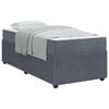 vidaXL Cadre de lit Gris fonc&eacute; 90 x 200 cm tissu