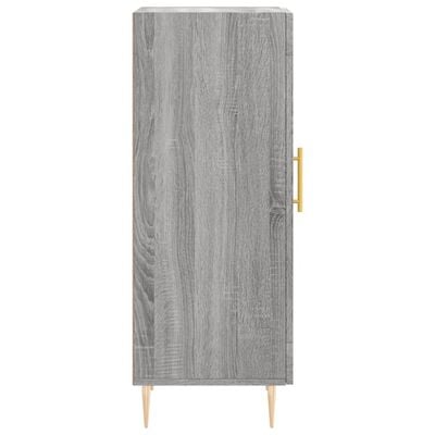 vidaXL Buffet Sonoma gris 34,5x34x90 cm Bois d'ingénierie