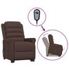 vidaXL Fauteuil de massage Marron Similicuir