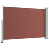 vidaXL Auvent latéral rétractable de patio 160x300 cm Marron