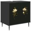 vidaXL Armoire de salle de bain BREMEN Ch&ecirc;ne noir 60 x 40 x 61 cm