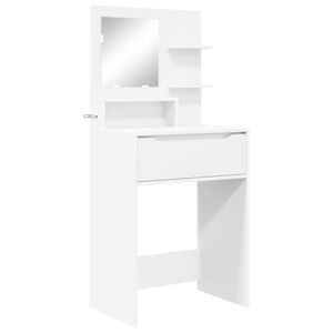 vidaXL Tables de maquillage pour chambre Blanc 80 x 39,6 x 135 cm