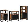 vidaXL Ensemble de mobilier de salle de bain 3 pcs Bois Recycl&eacute; Solide
