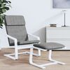 vidaXL Chaise de relaxation Gris fonc&eacute; Tissu