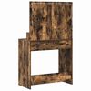vidaXL Table de Toilette Ch&ecirc;ne fum&eacute; 79 x 41 x 135 cm Bois d'ing&eacute;nierie