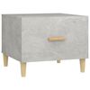 vidaXL Table basse Gris b&eacute;ton 50x50x40 cm Bois d'ing&eacute;nierie
