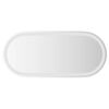 vidaXL Miroir de salle de bain &agrave; LED 80x35 cm ovale