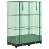 vidaXL Jardini&egrave;re sur&eacute;lev&eacute;e avec housse aspect rotin 80x40x123 cm