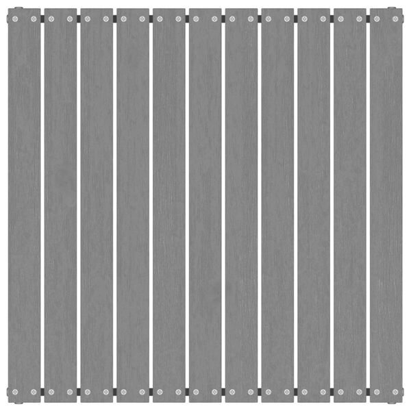 vidaXL Repose-pied de jardin avec coussin Gris Bois de pin massif