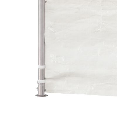 vidaXL Belvédère avec toit blanc 8,92x4,08x3,22 m polyéthylène