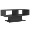 vidaXL Table basse gris 103,5x50x44,5 cm bois d'ing&eacute;nierie