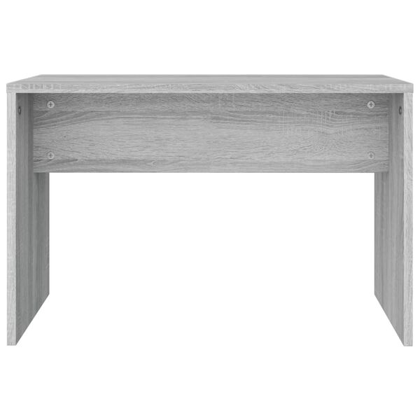 vidaXL Tabouret de toilette Sonoma gris 70x35x45 cm Bois d'ing&eacute;nierie
