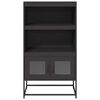 vidaXL Buffet haut noir 68x39x123 cm acier