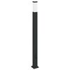 vidaXL Borne lumineuse avec sortie 110 cm Noir IP44