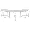 vidaXL Banc d'Arbre 4-Nombre de places 160 x 80 x 44 cm Acier
