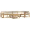 vidaXL Ensemble de canap&eacute;s d'ext&eacute;rieur 6 pcs Blanc 79 x 79 x 37 cm
