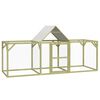 vidaXL Poulailler 300x100x150 cm Bois de pin massif impr&eacute;gn&eacute;