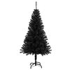 vidaXL Sapin de No&euml;l avec 150 LED avec support Noir 120 cm PVC