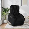 vidaXL Fauteuil inclinable &eacute;lectrique noir tissu
