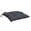 vidaXL Coussins de chaise lot de 4 anthracite 50x50x7 cm tissu oxford