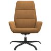 vidaXL Chaise de relaxation Marron Velours